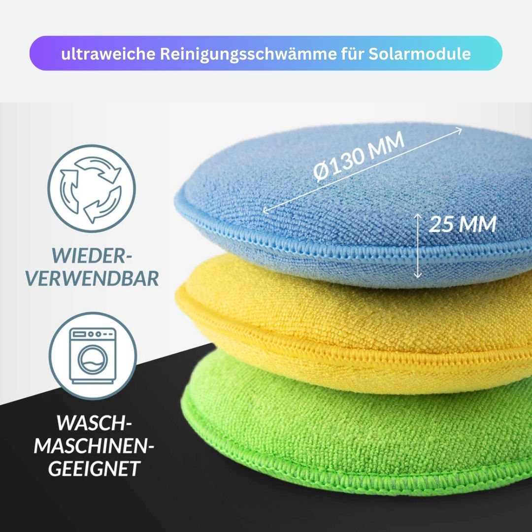 Reinigungsschwamm für Solarmodule